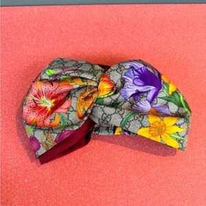 GUCCI Multicolor Floral Headband (MEDIUM)